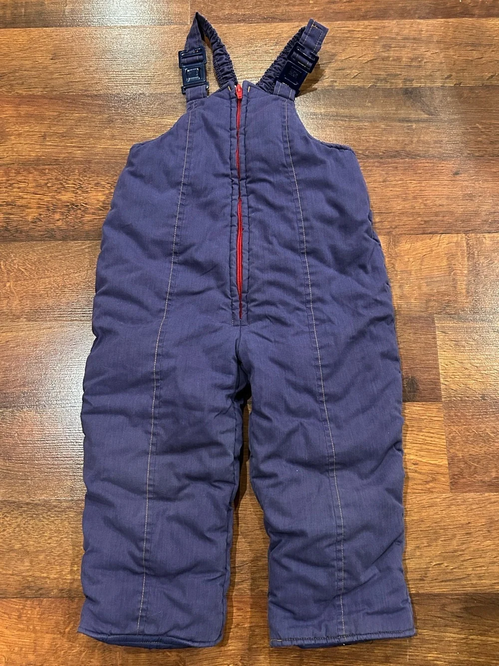 Vintage 90’s Carter's Blue Red Bib Ski Snow Pants Size 24M Winter Outerwear